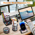 Desk Organizers and Accessories Set, Mesh Pen Holder,Office School Home Desktop Supplies for Clip Phone Sticky Notes,Mail, Caddy Storage Baskets(B...
