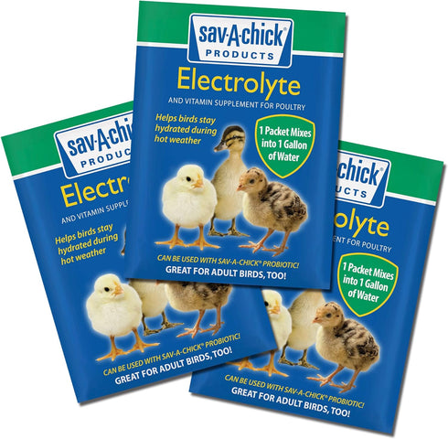 Sav-A-Chick Electrolyte & Vitamin Supplement (3 - 0.2 oz packets)...