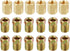 X AUTOHAUX 1 Set Brake Line Fittings Assortment for 3/16" Brake Line Tube with 6 Unions 12 Nuts...