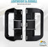 Camp'N Replacement Refrigerator/Freezer Door Handles with Screw Covers, Compatible with Most Dometic 26 and 28 c.f. Refers...