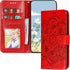 for Samsung Galaxy A12 Case Flip Premium Wallet Phone Case PU Leather Mandala Embossed Shockproof Cover with Kickstand Card Holder Cover for Samsu...