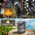 Solar Hanging Lanterns Outdoor, Flickering Flames Outdoor Solar Lights Hanging Lanterns Waterproof Decoration Lighting for Table, Garden, Patio, T...
