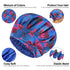 Satin Bonnet for Women, Silk Bonnet for Curly Hair Bonnet for Black Women Satin Hair Ankara African Print Head Scarf Head Wrap (Blue)...