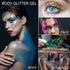 Holographic Body Glitter Gel for Face, Body, Nail, Super Long Lasting Waterproof Quick Dry Liquid Chunky Glitter Eyeshadow for Rave Festival Party...