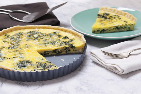Fox Run 9.5-Inch Non-Stick Tart Pan, Removable Bottom Quiche Pan...