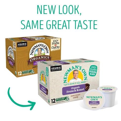 Newman's Own Organics French Roast Coffee K-Cup, 12 ct...