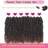 Ombre Brown Passion Twist Hair 10 Inch 6 Packs Passion Twist Crochet Hair for Black Women Pre Looped Short Passion Twist Hair Pre-twisted Bohemian...