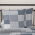 VHC Brands Sawyer Mill™ Blue Farmhouse Decorative Patchwork Hand Quilted Throw Pillow Cushion Cover Cotton Euro Sham 26x26 Bedding Accessory...