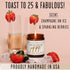 25th Birthday Gifts for Women - 'Limited Edition 1999' Soy Candle, w/Champagne on Ice I 25 Birthday Gifts for Women I 25th Birthday Gift for Her I...