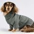 Fitwarm Dog Turtleneck Sweater, Thermal Knitted Pet Coat, Dog Winter Clothes for Small Dogs, Cat Apparel, Heather Grey, Large...