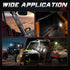 OFFROADTOWN UTV Interior Dome Light Universal Roll Bar Mount LED Light Dome Light Utility Roll Cage Light Wraparound Light Overhead Light for UTV ...