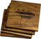 Washington DC Coasters, Washington DC Flag Drink Coasters – Washington DC Gifts & Souvenirs, Engraved Acacia Wood Coasters with Washington DC Desi...