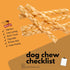 Collagen Braided Sticks 5-7" (3 Pack) - Odor-Free, All Natural Collagen Dog Chews for Healthy Joints, Skin & Coat. Best Rawhide and Bully Stick Al...