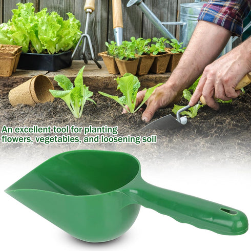 Plastic Garden Shovel Multi-Function Plastic Scoop Soil Shovel Spoons Digging Tool Scoop Gardening Tools Succulent Soil Shovel for Flower Vegetabl...
