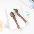 2 Pcs Wooden Turtle Pencils Hand Carved Sea Animal Life Cute Creative Stationery Twig Wood Pencils School & Office Supplies Unique Handmade Fun Pe...