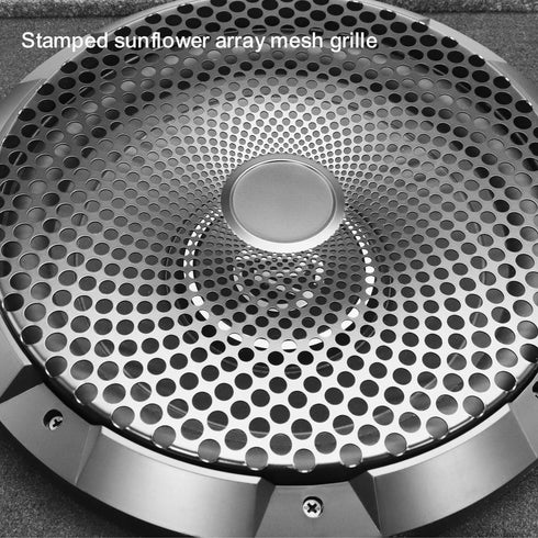 RECOIL 8-Inch High Excursion Black Steel Mesh Subwoofer Grille...