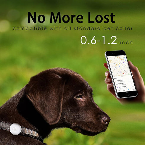 Airtag Dog Collar Holder (2 Pack) with Buffering Dots, Waterproof Pet Collar Case for Apple Air Tag GPS Tracker, Air Itag Holder Cover,Fits Most C...