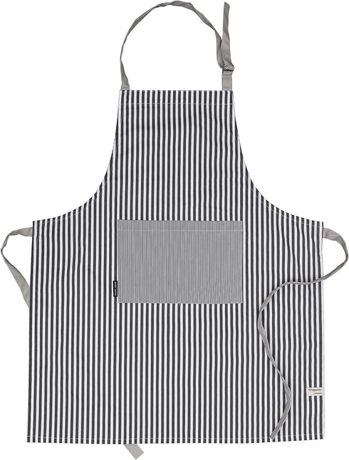 AMOUR INFINI Cotton Aprons for Women with Pockets Adjustable Strap and Waist Ties Printed Reusable Aprons for Baking, Cooking, Gardening (27.5 x 3...
