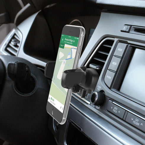 iOttie Easy One Touch Mini Air Vent Car Mount Holder Cradle for iPhone Xs Max R 8 Plus 7 Samsung Galaxy S10 E S9 S8 Plus Edge, Note 9 & Other Smar...