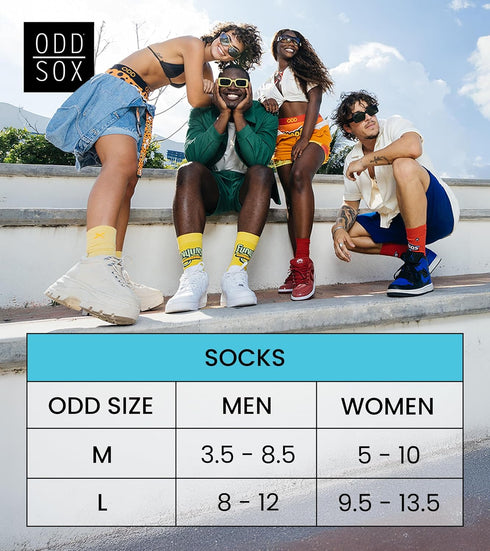 Cool Socks Novelty Crew Socks Men's Women's, Oreo Cookies, Graphic Print, Large...