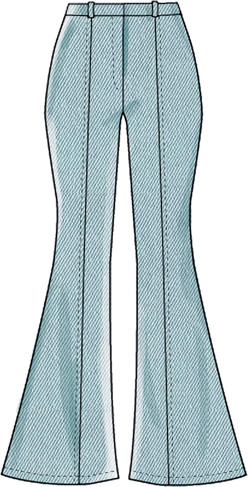 McCall Pattern Company McCall's Women's Bell Bottom Pants Sewing Patterns, Sizes 6-14...