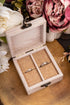 Strova Wooden Ring Box for Wedding Rings and Couple Jewelry - Engraved Mr. & Mrs. Lettering - Ring Bearer Box for Display or Personal Organizer - ...