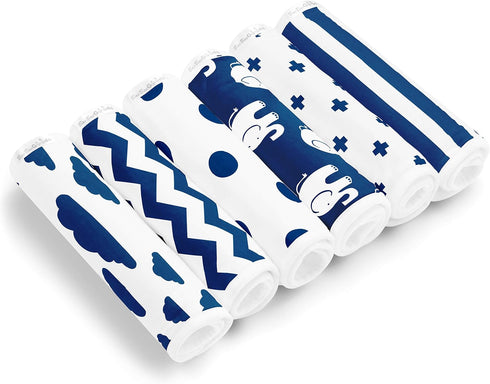 Burp Cloths for Baby Boy & Girl - Ultra Absorbent Burping Cloth Rags - Anti Shrink Unisex Burpy Clothes - Super Soft Jersey Cotton, Large 21"x10" ...
