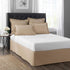 TODAY'S HOME Pillow Shams Soft Microfiber Tailored Classic Styling, Standard, Mocha (2 Pack)...