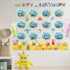 68PCS Happy Birthday Paper Bulletin Board Set Under The Sea Classroom Decoration Ocean Beach Theme Birthday Bulletin Board Decor Sea Life Cutouts ...