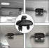 2 PCS Sun Visor Bracket Hook Clip, Upgraded Base Makeup Mirror Fixing Bracket, Car Interior Sunscreen Holder Hook, Compatible with A3 A4 LA 5A 6L ...