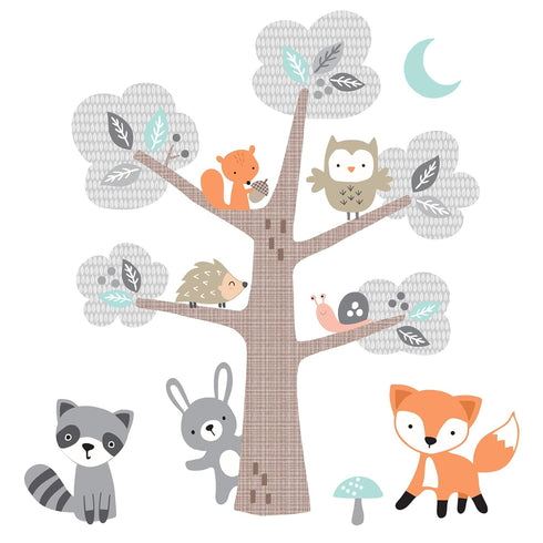 Bedtime Originals Woodland Friends Wall Decals, Multicolor...