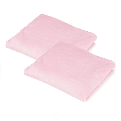 American Baby Company 2 Pack Heavenly Soft Chenille Fitted Crib Sheet 28" x 52", Warm and Cozy Neutral Chenille Sheet, Pink, for Boys and Girls, F...