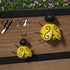 Decorative Metal Bumble Bee Bugs Garden Accents Lawn Ornaments Sculpture Outdoor Set of 4...