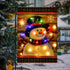 Lighted Christmas Garden Flag for Outside, Led Snowman Garden Flag, Winter Yard Flag 12x18 Double Sided for Outdoor Yard Porch Lawn Decoration...
