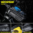 Bike Frame Bag, Large Capacity Top Tube Bike Bag with Sensitive Touch Screen Function & Sun-Visor, Waterproof Bike Phone Bag for Smart Phones 5.5”...