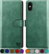 SUANPOT for iPhone Xs Max 6.5"(Non XS 5.8") with RFID Blocking Leather Wallet case Credit Card Holder,Flip Folio Book Phone case Shockproof Cover ...