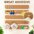 8Pcs Bulletin Board Strips, Self-Adhesive Felt Pin Board Bar Strips with 50 Pushpins, No Damage for Wall, Felt Cork Board Strips for Paste Notes, ...