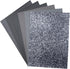 Litchi 6 Pack 8x12 Inch Faux Leather Sheets for Bow Earring, Easy to Cut Vinyl Fabric for Cricut, Durable Fade Resistant Leatherette Without Smell...