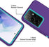 MXX Case Compatible with Galaxy S21 Ultra Case, 3-Layer Super Full Heavy Duty Body Bumper Cover/Shock Protection/Dust Proof, Designed for Samsung ...