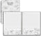 House of Doolittle Notebook, Doodle Flower Black & White, 7 x 9 (HOD78190)...