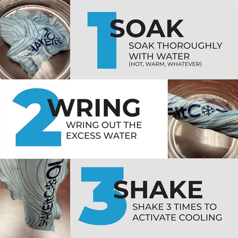 Cooling Towel – Be Cool in Style - Heat Relief, Soft, Lightweight, Sun Protection, Easy Clean - Perfect for Biking, Hiking, Running, Yoga, Golf, G...
