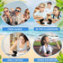 Hortsun 3Pack Necklace Fan Portable Neck Hanging Fan Mini Fan Handheld Fan for Cooling Small Personal Hands Free Fan USB Rechargeable Battery 3 Sp...