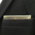 SHLAX&WING Silk Pocket Square for Men Bronze 12.6 inches Large Wedding Party...