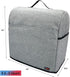 Stand Mixer Dust-proof Cover with Organizer Bag for Kitchenaid Mixer, Multi Pockets for Various Kitchen Appliance Accessories (Grey, 4.5 - 5 Quart...