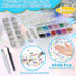shynek B7000 Jewelry Glue with Rhinestones for Crafts, 6300Pcs Rhinestones with Gems Adhesive for Shoes Cloth Fabric with Picker Pencil for Crafti...