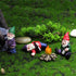 4PCS Drunk Garden Gnomes Outdoor Decorations Funny Mini Knomes Figurines Clearance Naughty Inappropriate Fairy Sculpture for Indoor Patio Yard Law...