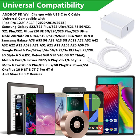 Pixel 8 7a Fast Charger for Google Pixel 8 Pro 7a 7 Pro 6a 6 5a 5 4a 4 XL 3a 3 2,20W Fast USB C Wall Charger PD Power Adapter with 6ft Type C to C...