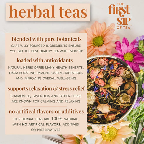 Berry Bliss, Elderberry Hibiscus & Currant Tea Bags - Cold Care for Kids - Caffeine Free - Immune Boost Herbal Tea - 16 Cups | The Spice Hut, Firs...