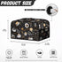 Coffee Pattern Slow Cooker Cover Portable Insulated Kitchen Appliance Dust Cover with Top Handle and Side Pockets Washable Sofy Fabric Compatible ...