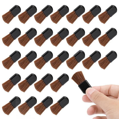 30Pcs Disposable Makeup Brushes Mini Cosmetic Brush Small Blush Brushes Portable Powder Brush for Loose Powder Foundation Applicator Beauty Tool f...